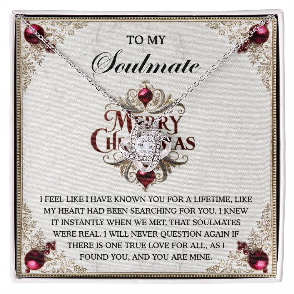 Soulmate - I Found You - Love Knot Necklace