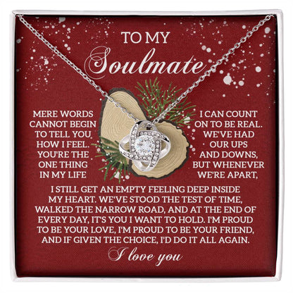Soulmate - Test Of Time - Love Knot Necklace