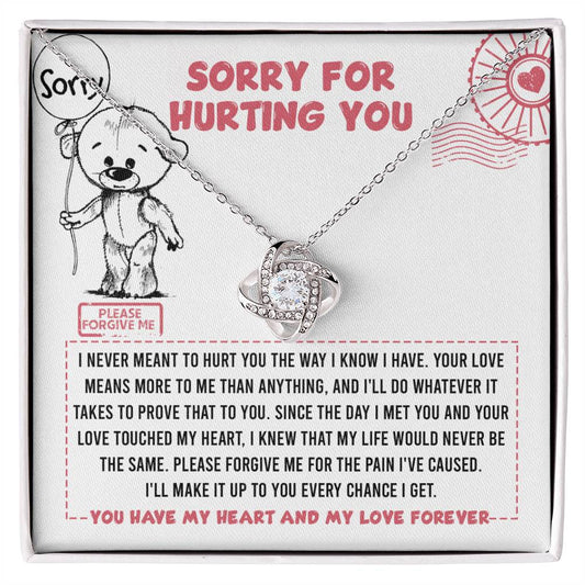 Sorry - Every Chance - Love Knot Necklace