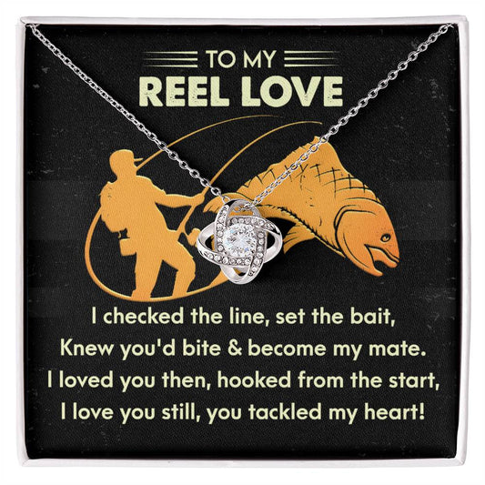 Soulmate - Tackled My Heart - Love Knot Necklace
