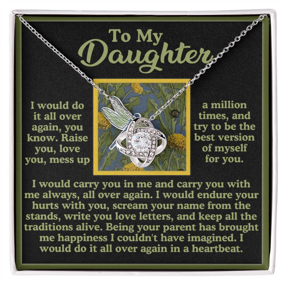 Daughter - All Over Again - Love Knot Necklace