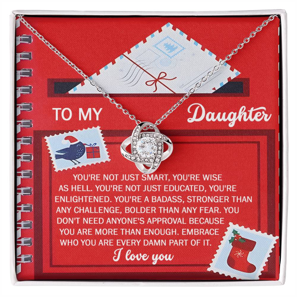 Daughter - Part Of It - Love Knot Necklace