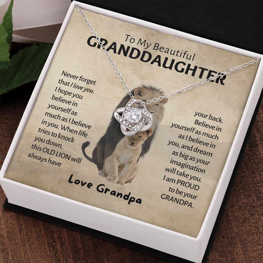 My Beautiful Granddaughter - Old Lion - Love Knot 1