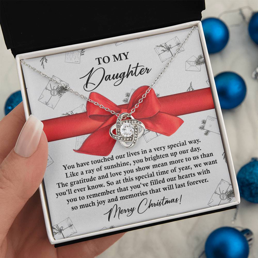 Daughter - Special Way - Love Knot Necklace