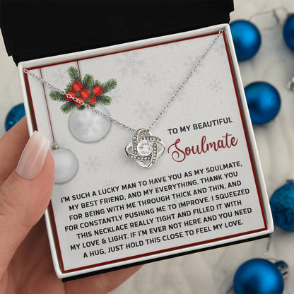 Soulmate - Feel My Love - Love Knot Necklace