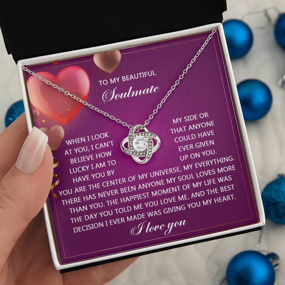 Soulmate - My Soul - Love Knot Necklace
