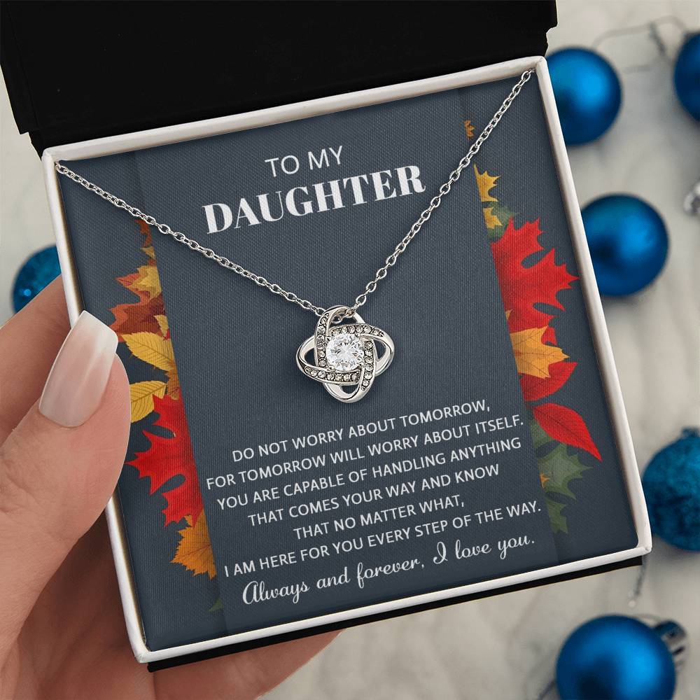 Daughter - Comes Your Way - Love Knot Necklace