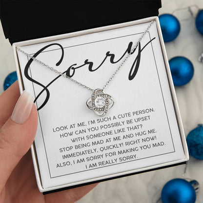 Sorry - Someone Like That - Love Knot Necklace