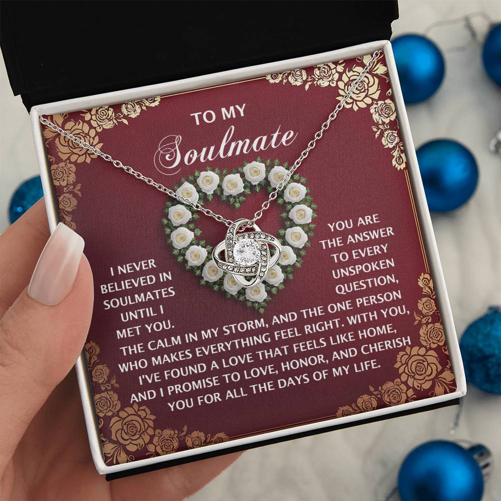Soulmate - Like Home - Love Knot Necklace