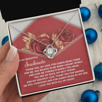 Soulmate - All My Heart - Love Knot Necklace