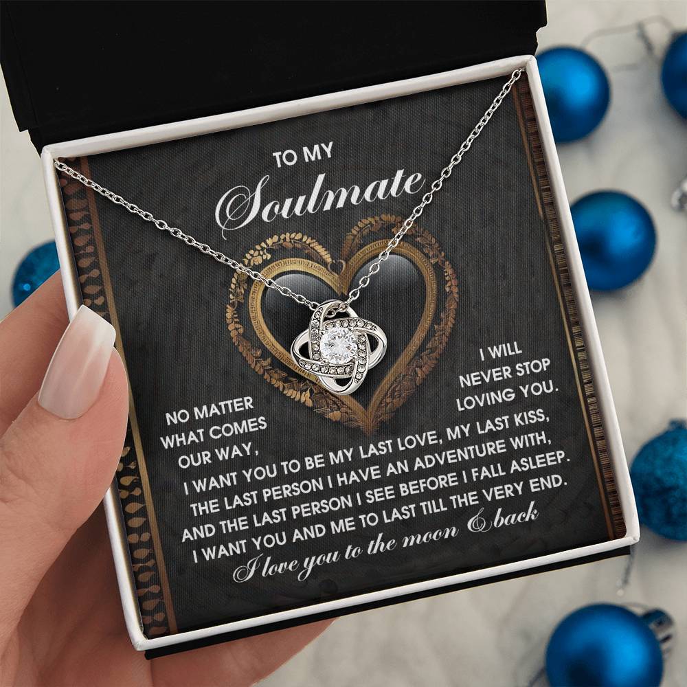 Soulmate - The Very End - Love Knot Necklace