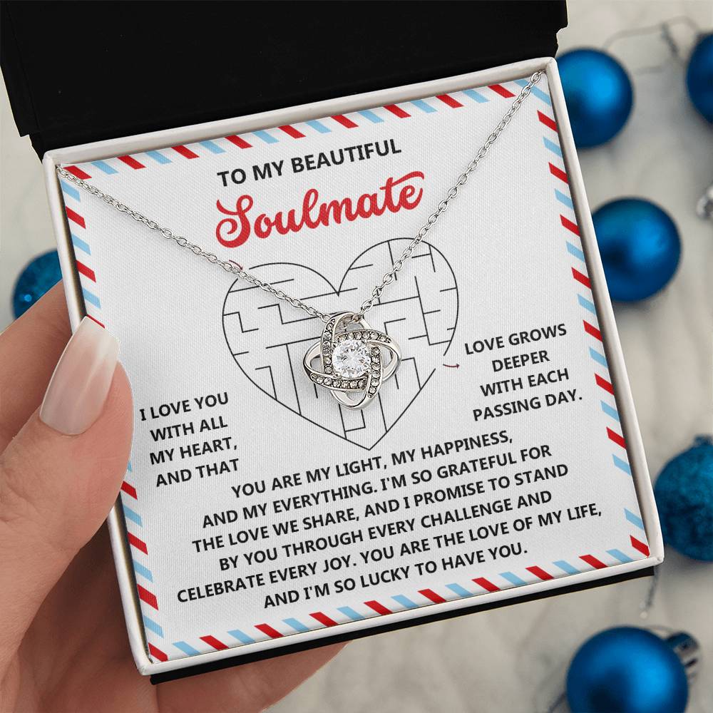 Soulmate - To Have You - Love Knot Necklace
