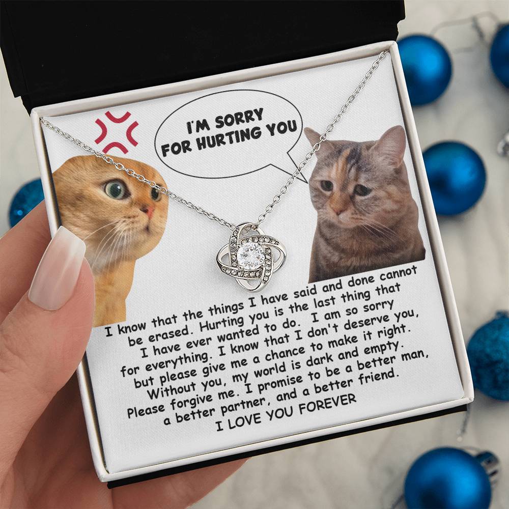 Sorry - Make It Right - Love Knot Necklace