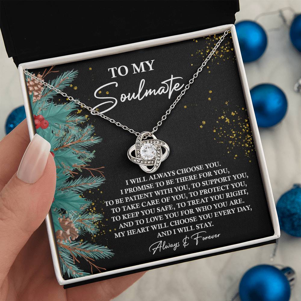 Soulmate - Treat You Right - Love Knot Necklace
