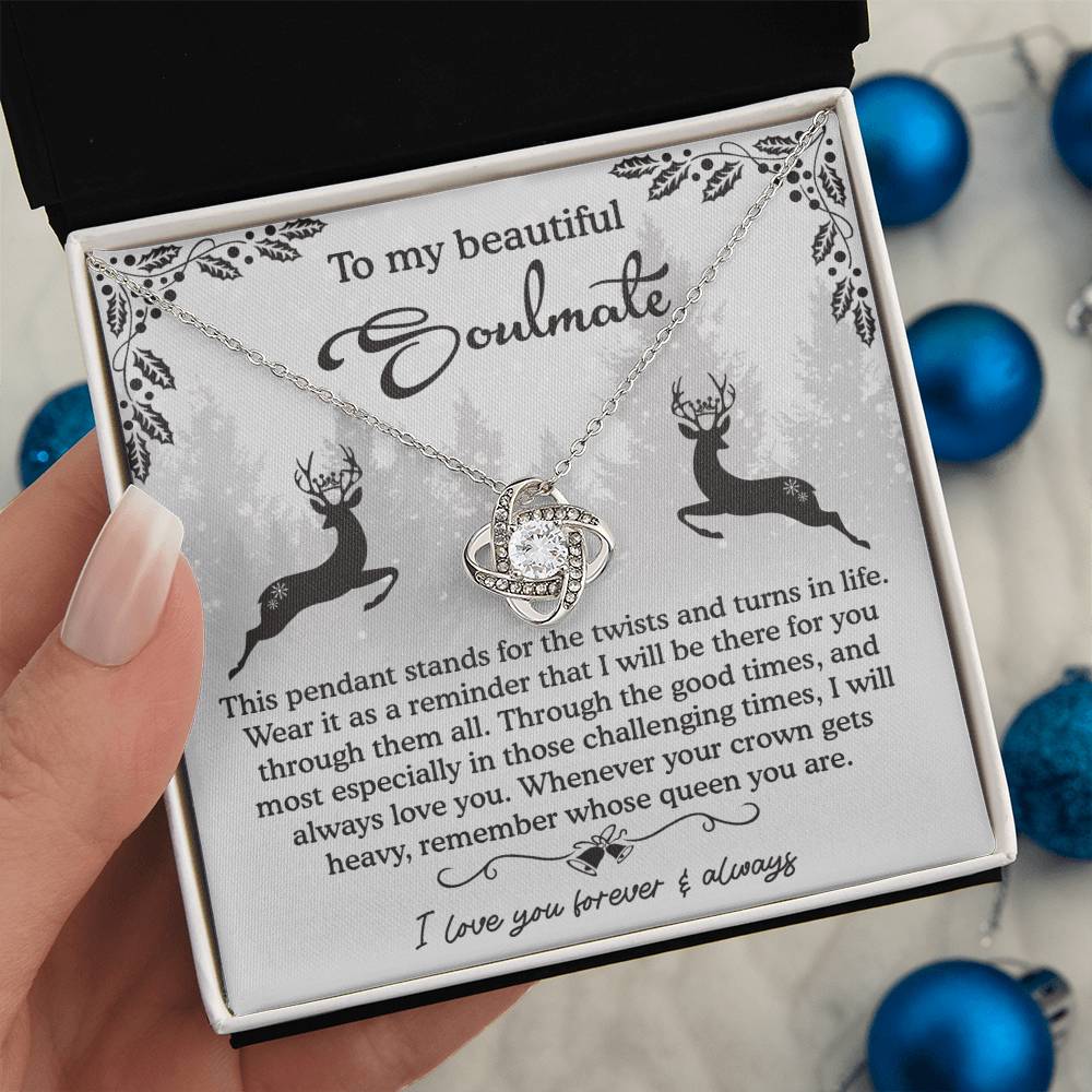 Soulmate - A Reminder - Love Knot Necklace