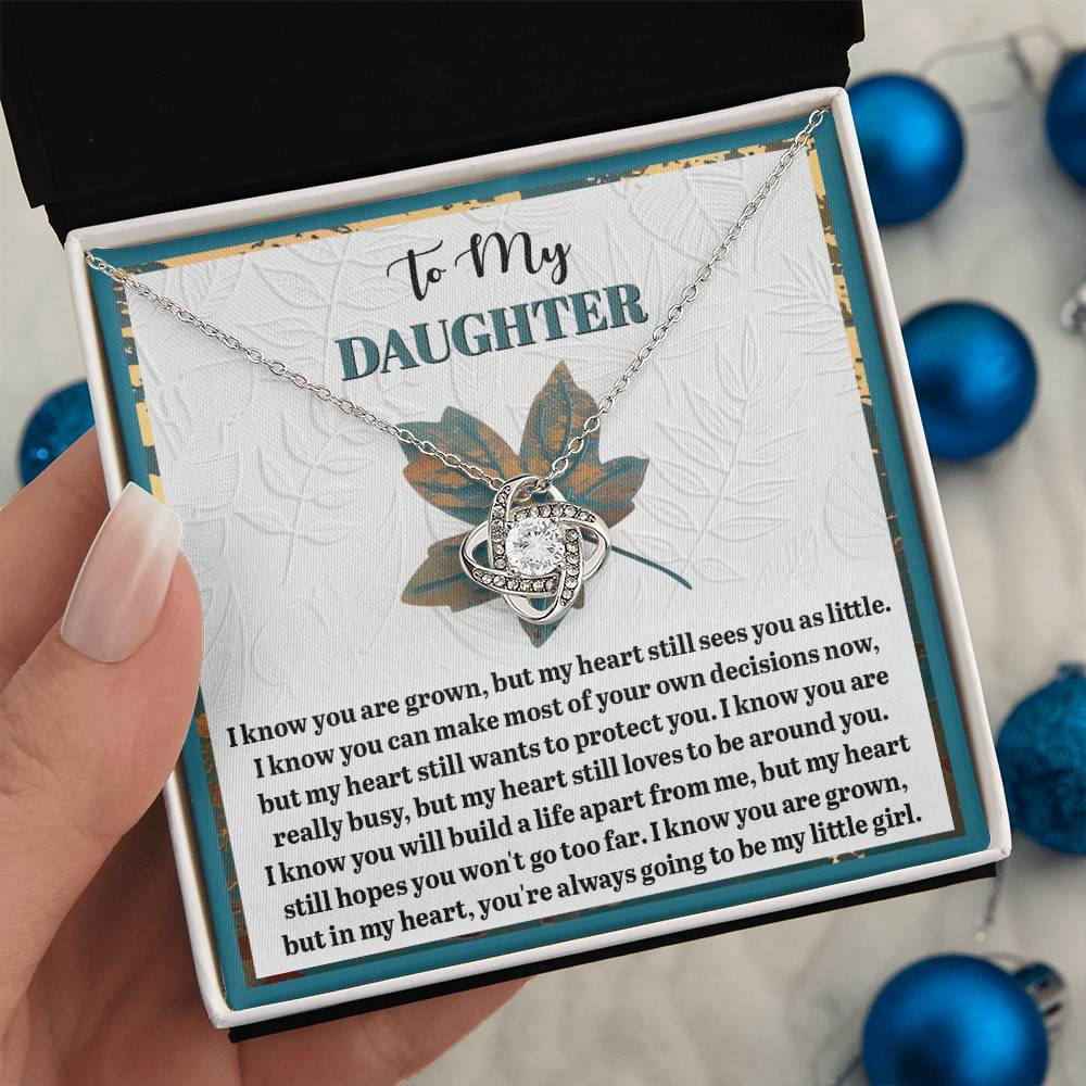 Daughter - Go Too Far - Love Knot Necklace