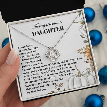 Daughter - Did From Love - Love Knot Necklace