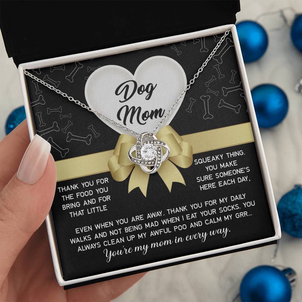 Dog Mom - In Every Way Love Knot Necklace