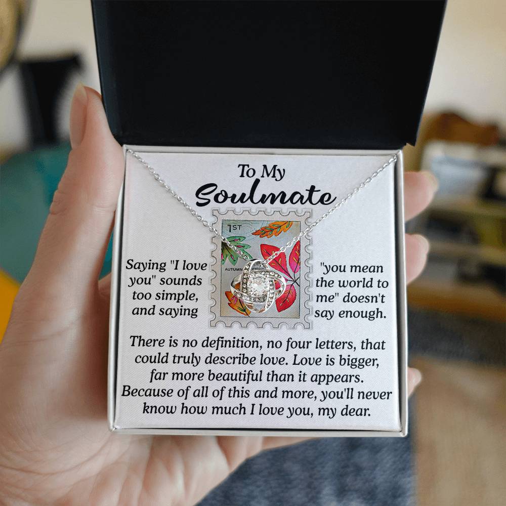 Soulmate - Far More Beautiful - Love Knot Necklace