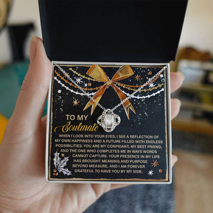 Soulmate - By My Side - Love Knot Necklace