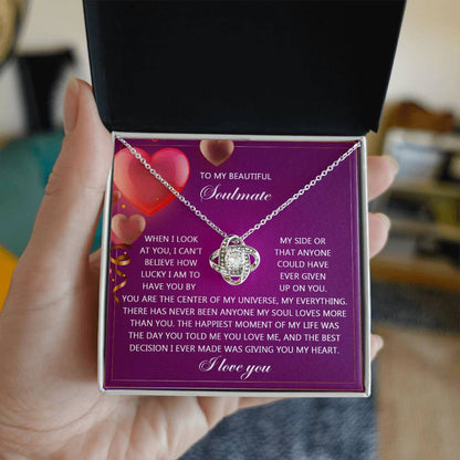 Soulmate - My Soul - Love Knot Necklace