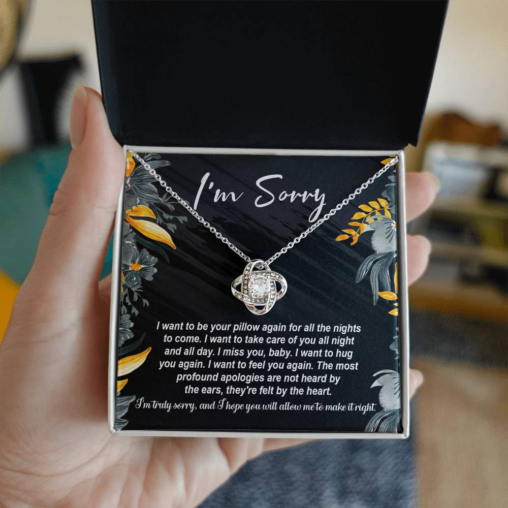 Sorry - Be Your Pillow - Love Knot Necklace