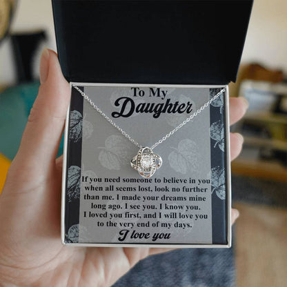 Daughter - My Days - Love Knot Necklace