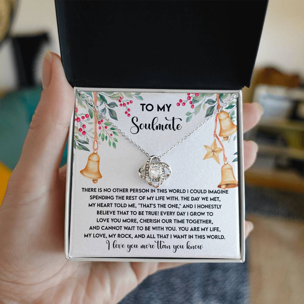 Soulmate - Be With You - Love Knot Necklace