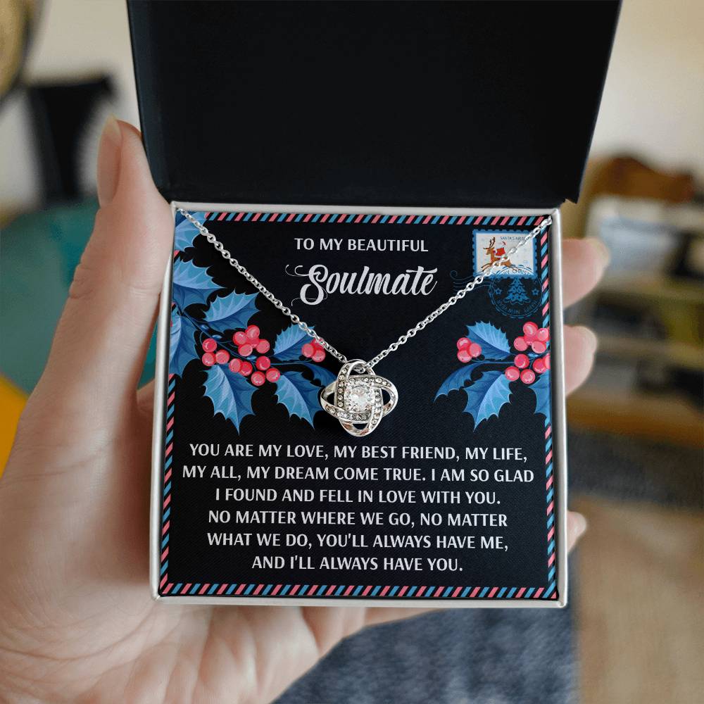 Soulmate - Fell In Love - Love Knot Necklace