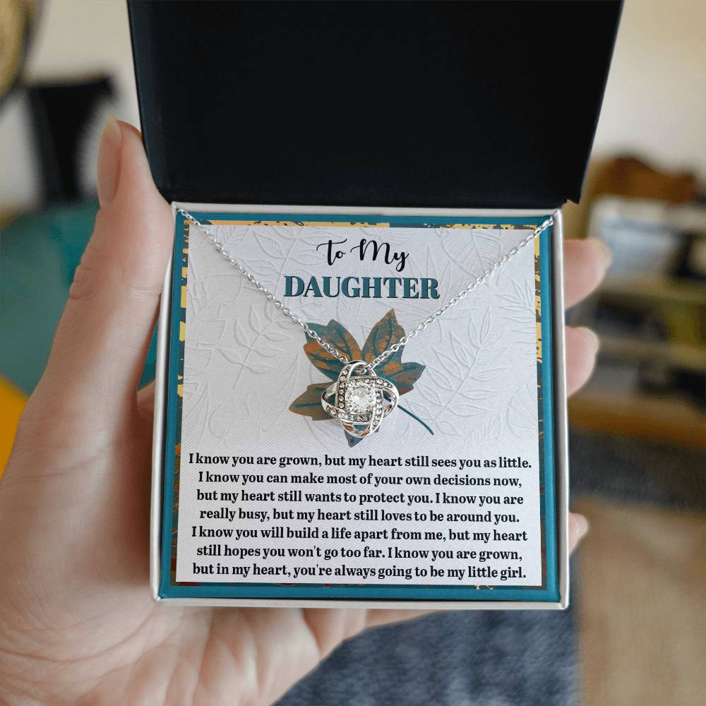 Daughter - Go Too Far - Love Knot Necklace