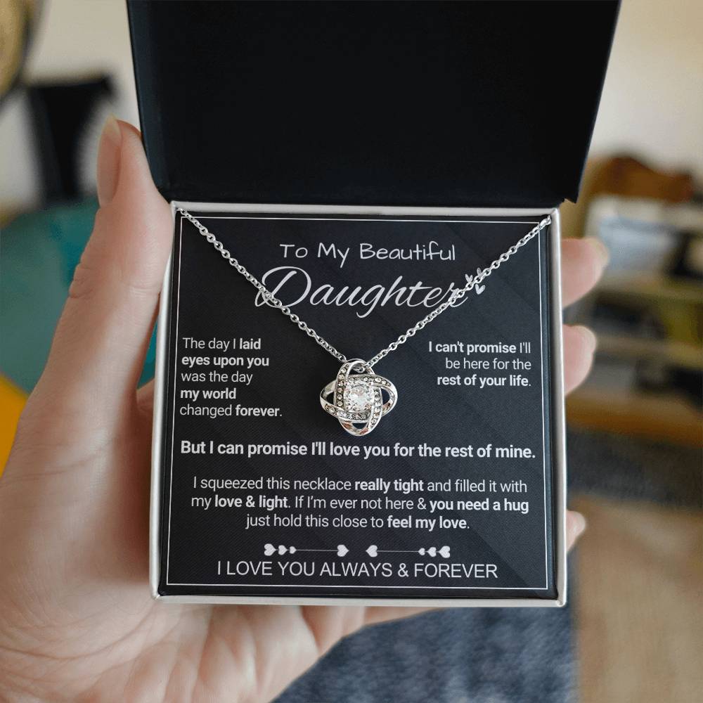 To My Daughter - Promise - Love Knot