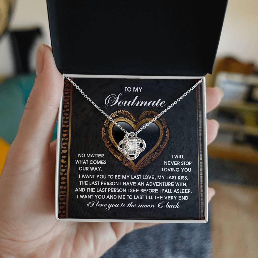 Soulmate - The Very End - Love Knot Necklace