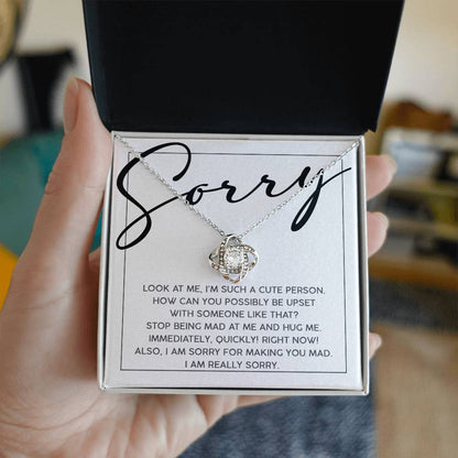 Sorry - Someone Like That - Love Knot Necklace