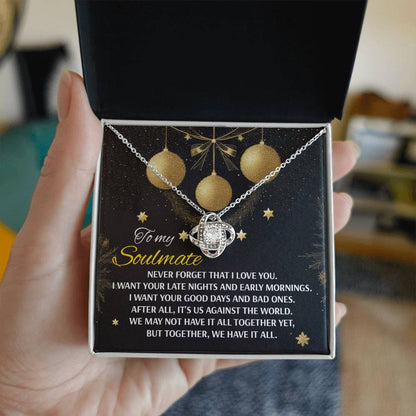 Soulmate - Have It All - Love Knot Necklace