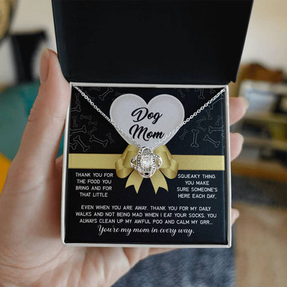 Dog Mom - In Every Way Love Knot Necklace