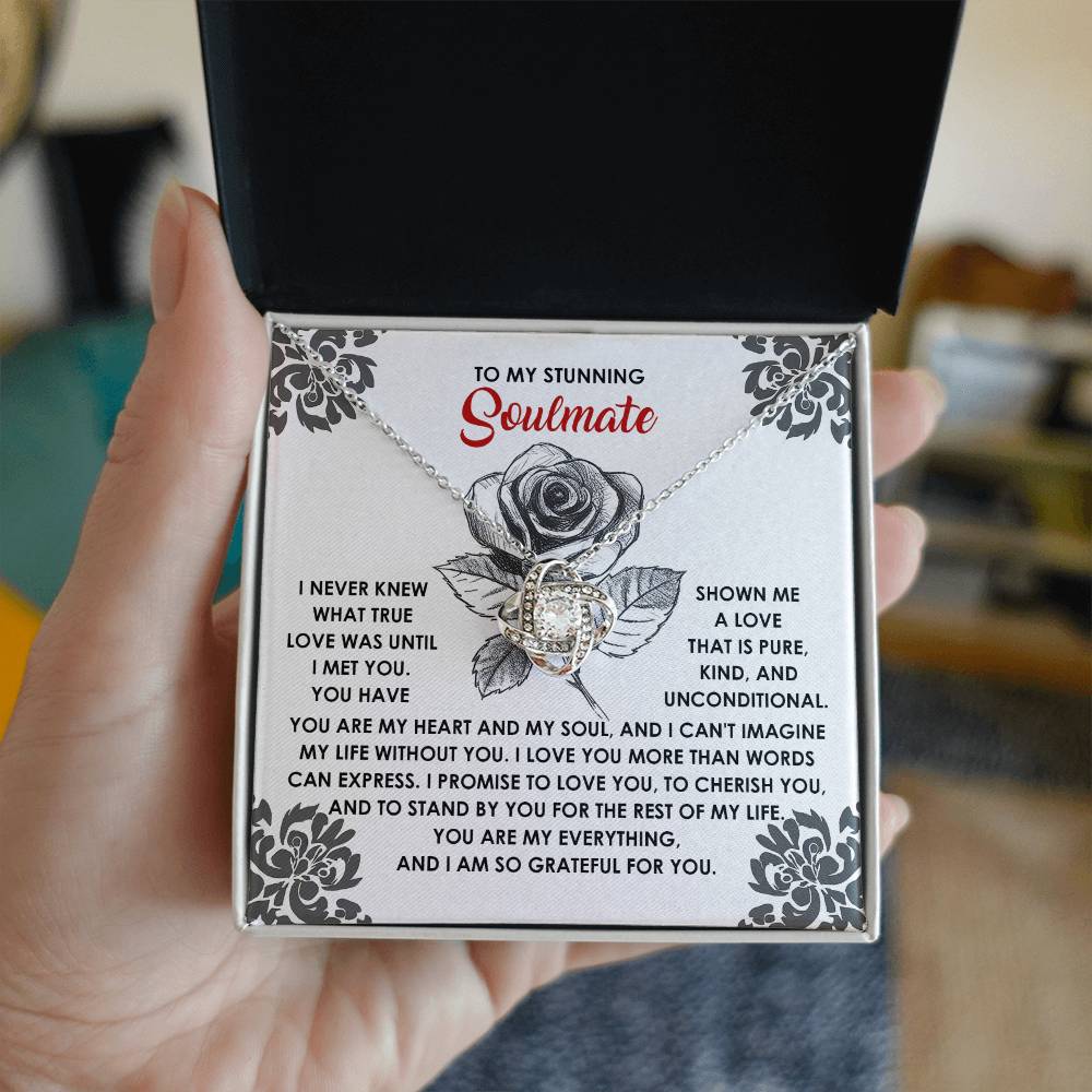 Soulmate - Cherish You - Love Knot Necklace