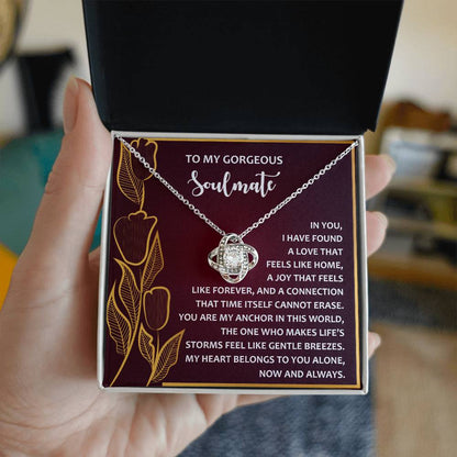 Soulmate - Gentle Breezes - Love Knot Necklace
