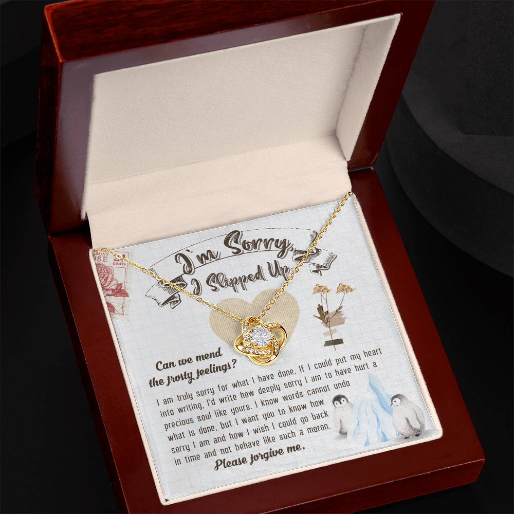 Sorry - Precious Soul - Love Knot Necklace