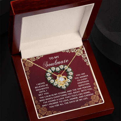 Soulmate - Like Home - Love Knot Necklace