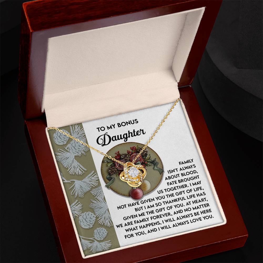 Bonus Daughter - Gift Of You - Love Knot Necklace