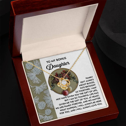 Bonus Daughter - Gift Of You - Love Knot Necklace