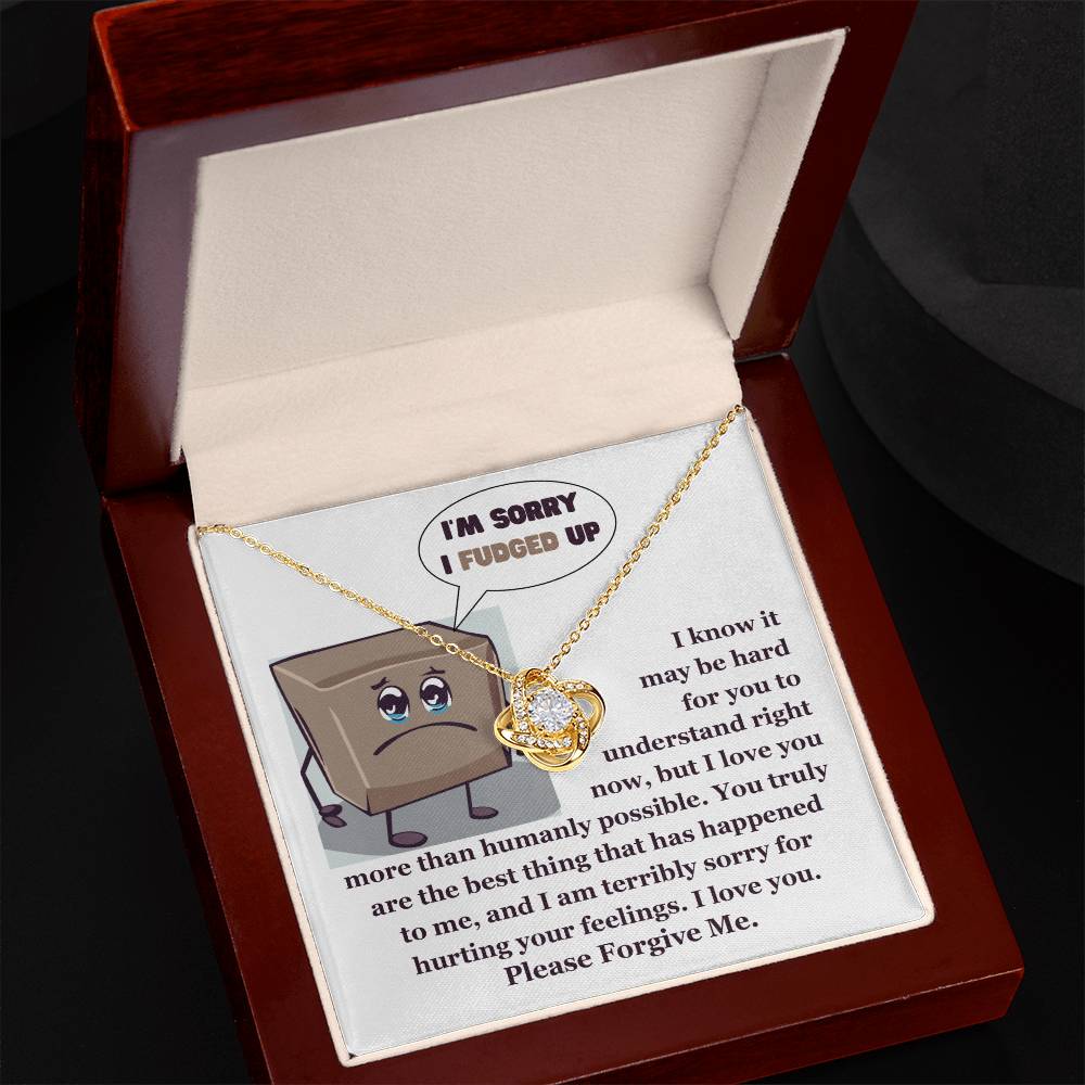 Sorry - The Best Thing - Love Knot Necklace