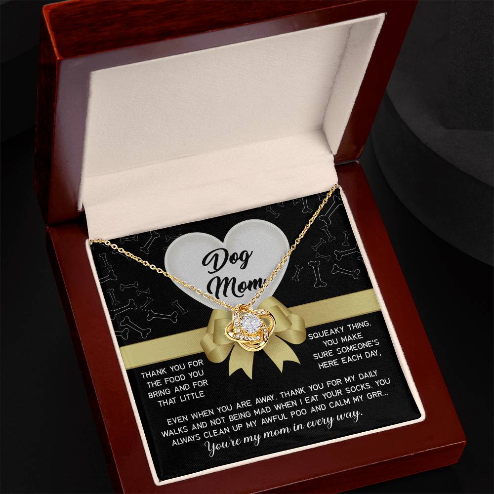 Dog Mom - In Every Way Love Knot Necklace