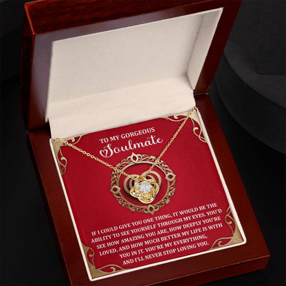 Soulmate - Through My Eyes - Love Knot Necklace