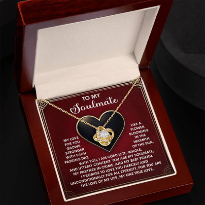 Soulmate - One True Love - Love Knot Necklace