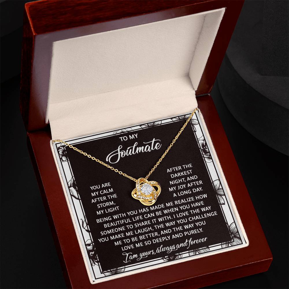 Soulmate - Deeply And Purely - Love Knot Necklace