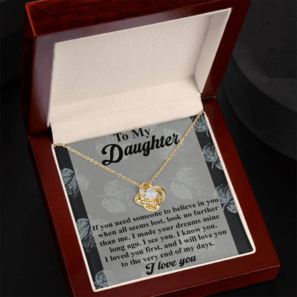 Daughter - My Days - Love Knot Necklace