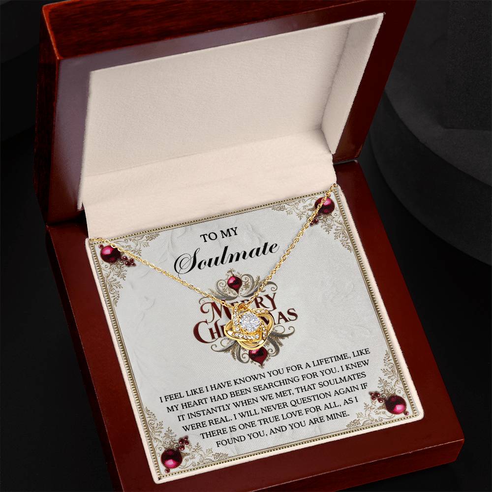 Soulmate - I Found You - Love Knot Necklace
