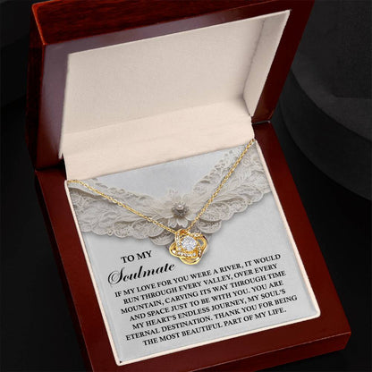 Soulmate - Eternal Destination - Love Knot Necklace