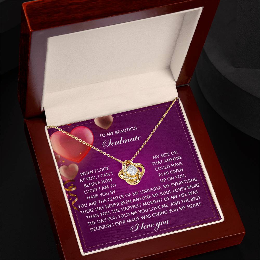Soulmate - My Soul - Love Knot Necklace